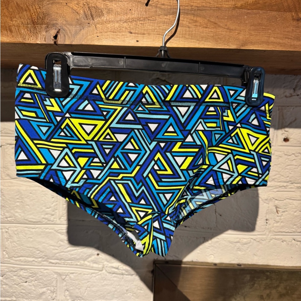 Geometric Funky Trunks Swim Shorts